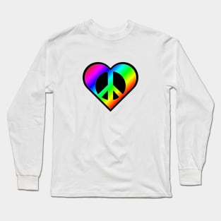 Heart Peace and love Long Sleeve T-Shirt